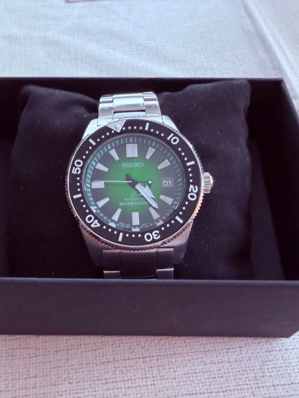 Seiko Prospex Green Sea SBDC077 Diver's Automatic Rotating Bezel Men 200M Watch